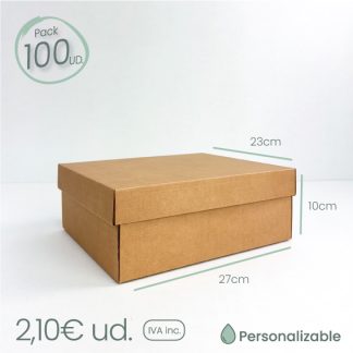 PACK 100 cajas zapatos PERSONALIZADAS