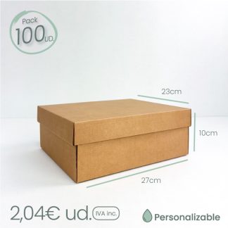 PACK 100 cajas zapatos PERSONALIZADAS