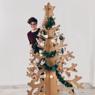 Árbol de Navidad "RAICES" - Grande ¡Con reno de regalo!