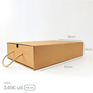 Cajón de cartón botas altas