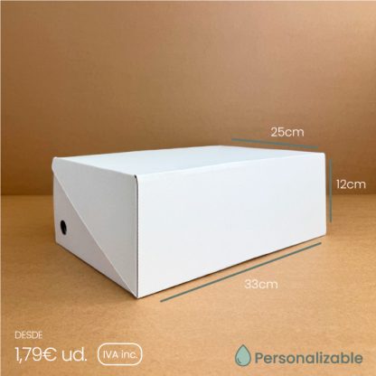 Caja de zapatos cofre blanca PERSONALIZADA - Imagen 3